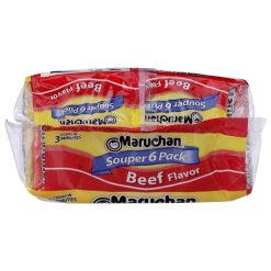 Maruchan Beef Flavored Ramen Noodle Soup, 18 Ounce, 4 Per Case | SKU: 487127