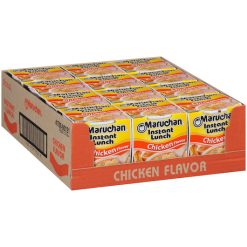 Maruchan Instant Chicken Flavored Ramen Noodle Soup, 2.25 Ounce, 12 Per Case | SKU: 487066 | UPC: 041789901218