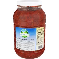 Bay Valley Hot Chopped Pepper Relish, 1 Gallon, 4 Per Case | SKU: 462319 | UPC: 041820100082