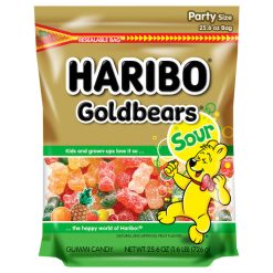 Haribo Goldbears Confectionery Sour Gummy Bears, 25.6 Ounce, 4 Per Case | SKU: 752479 | UPC: 042238361980