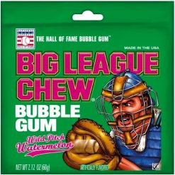 Big League Chew Watermelon Gum, 2.12 Ounce, 108 Per Case | SKU: 533223
