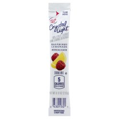 Crystal Light On The Go Raspberry Lemonade Beverage Mix, 0.1 Ounce, 120 Per Case | SKU: 460604 | UPC: 043000000151