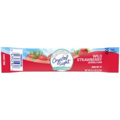 Crystal Light Wild Strawberry On-The-Go Drink Mix, 0.11 Ounces, 120 Per Case | SKU: 570238 | UPC: 043000053850