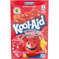 Kool-Aid Cherry Beverage, 0.13 Ounces, 192 Per Case | SKU: 469815 | UPC: 043000016626