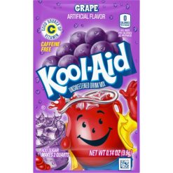 Kool Aid Grape Beverage, 0.14 Ounces, 192 Per Case | SKU: 469820 | UPC: 043000016619