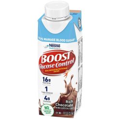 Boost Glucose Control Chocolate, 8 Fluid Ounce, 24 Per Case | SKU: 732959 | UPC: 043900116426