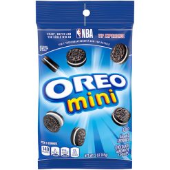 Oreo Big Bag Mini Chocolate Sandwich Cookie, 3 Ounces, 12 Per Case | SKU: 453037 | UPC: 044000006808