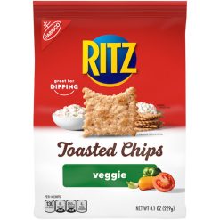 Ritz Wheat Thins Toasted Vegetable Chips, 8.1 Ounce, 6 Per Case | SKU: 657729 | UPC: 044000051099