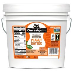 Once Again Nut Butter Natural Smooth No Salt Peanut Butter, 9 Pounds | SKU: 717704 | UPC: 044082031491