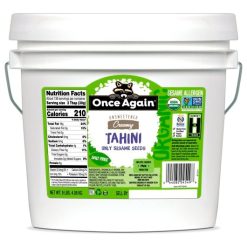 Once Again Nut Butter Organic Sesame Tahini, 9 Pounds, 1 Per Case | SKU: 717707 | UPC: 044082045498
