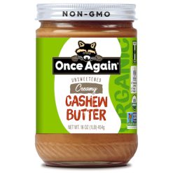 Once Again Nut Butter Organic Cashew Butter, 16 Ounces, 6 Per Case | SKU: 718678 | UPC: 044082533469