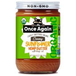 Once Again Nut Butter Organic Sunflower With Hemp Oil, 16 Ounces, 6 Per Case | SKU: 734711 | UPC: 044082539362