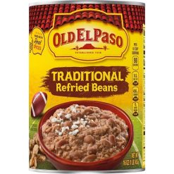 Old El Paso Traditional Refried Beans, 16 Ounces, 12 Per Case | SKU: 553565 | UPC: 046000821115
