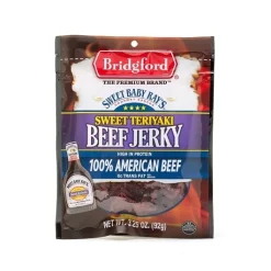 Bridgford Sweet Baby Ray s Sweet Teriyaki Beef Jerky, 3.25 Ounce, 8 Per Case | SKU: 754852 | UPC: 047500018999