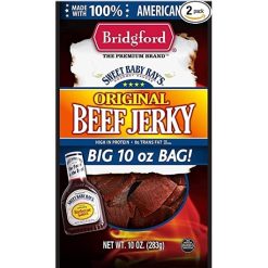 Bridgford Sweet Baby Rays Original Jerky, 10 Ounce, 8 Per Case | SKU: 754854 | UPC: 047500019019