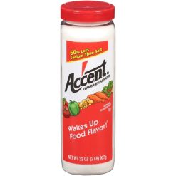 Accent Flavor Enhancer, 32 Ounce, 6 Per Case | SKU: 359665 | UPC: 047800512210 | GTIN: 20047800512214