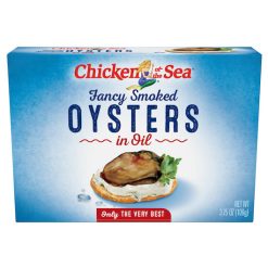 Chicken Of The Sea Smoked Oysters In Oil, 3.75 Ounces, 18 Per Case | SKU: 341255 | UPC: 048000000668