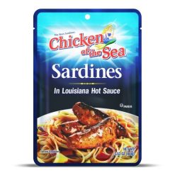 Chicken Of The Sea Sardines In Louisiana Hot Sauce Pouch, 3.53 Ounce, 36 Per Case | SKU: 556733 | UPC: 048000007148