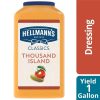 Hellmann s Thousand Island Dressing, 1 Gallon, 4 Per Case | SKU: 549396 | UPC: 048001203457
