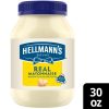 Hellmann s Real Mayonnaise Jar, 30 Fluid Ounce, 15 Per Case | SKU: 470064 | UPC: 048001213470