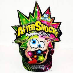 Aftershocks Popping Candy Peg Bag, 1.06 Ounce, 12 Per Box, 4 Per Case | SKU: 605414 | UPC: 048014379408 | GTIN: 00048014379408
