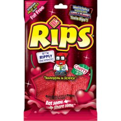 Rips Bite Size Cherry Pieces Peg Bag, 4 Ounces, 12 Per Case | SKU: 668052 | UPC: 004801434608