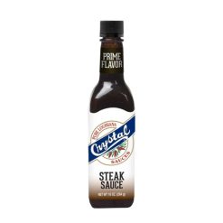 Crystal Pure Louisiana Steak Sauce Bottle, 10 Ounce, 12 Per Case | SKU: 350627 | UPC: 048400000794