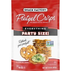 Snack Factory Everything Pretzel Crisps, 14 Ounce, 12 Per Case | SKU: 596634 | UPC: 049508121503