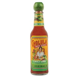 Cholula Chili Lime Hot Sauce Bottle, 5 Fluid Ounce, 12 Per Case | SKU: 710575 | UPC: 049733940115