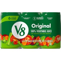 V8 Original 100% Vegetable Juice, 5.5 Ounces, 48 Per Case | SKU: 340212 | UPC: 051000000200