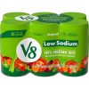 V8 Low Sodium Vegetable Juice, 48 Per Case | SKU: 340309 | UPC: 051000000675