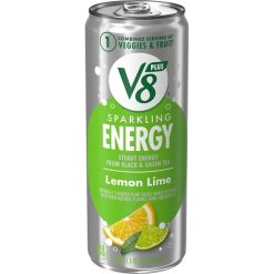 V8 Sparkling Lemon Lime Energy Drink, 11.5 Fluid Ounces, 12 Per Case | SKU: 715939 | UPC: 051000276278