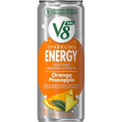 V8 Sparkling Orange Pineapple Energy Drink, 11.5 Fluid Ounces, 12 Per Case | SKU: 715940 | UPC: 051000276339