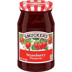 Smuckers Strawberry Preserves, 12 Ounces, 12 Per Case | SKU: 610364 | UPC: 051500000953