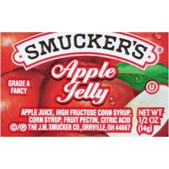 Smucker s Apple Jelly, 0.5 Ounces, 200 Per Case | SKU: 610336 | UPC: 051500007600