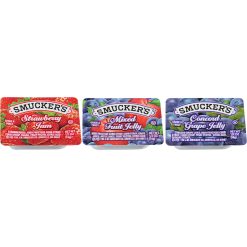Smucker s Plastic Jelly Assortment, 0.5 Ounces, 200 Per Case | SKU: 610561 | UPC: 051500007747