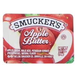 Smucker s Apple Butter, 0.5 Ounces, 200 Per Case | SKU: 610356 | UPC: 051500019849