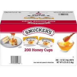 Smucker s Honey Single Serve, 0.5 Ounce, 200 Per Case | SKU: 780945