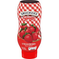 Smucker s Squeeze Strawberry Jam, 20 Ounce, 12 Per Case | SKU: 610376 | UPC: 051500057223
