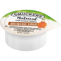 Smucker s Natural Breakfast Syrup Cup Single Serve, 1 Ounce, 100 Per Case | SKU: 676076 | UPC: 051500605042