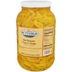Mi Pueblo Banana Pepper Rings, 1 Gallon, 4 Per Case | SKU: 517424