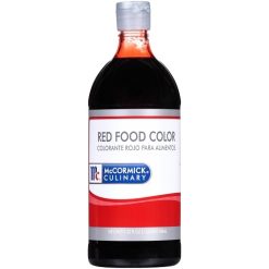 Mccormick Culinary Food Color Red, 32 Fluid Ounce, 6 Per Case | SKU: 394115 | UPC: 052100306513