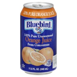 Bluebird Juice Orange, 11.5 Fluid Ounces, 24 Per Case | SKU: 223656 | UPC: 053500000216