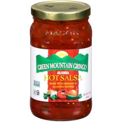 Green Mountain Gringo Hot Salsa, 16 Ounce, 12 Per Case | SKU: 541876 | UPC: 053852002005