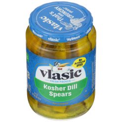 Vlasic Kosher Dill Pickle Spears, 24 Fluid Ounce, 6 Per Case | SKU: 682275 | UPC: 054100002655