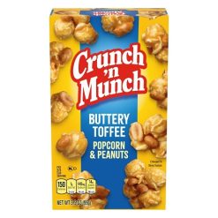 Crunch N Munch Buttery Toffee Popcorn, 3.5 Ounces, 12 Per Case | SKU: 551474 | UPC: 064144106257