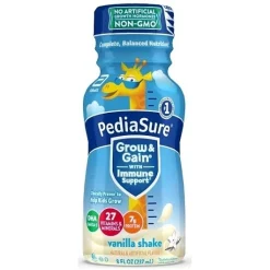 Pediasure Vanilla, 8 Fluid Ounce, 24 Per Case | SKU: 532386 | UPC: 070074580494