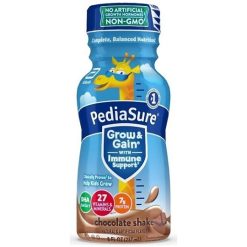 Pediasure Chocolate Shake, 8 Fluid Ounce, 24 Per Case | SKU: 532392 | UPC: 070074580586