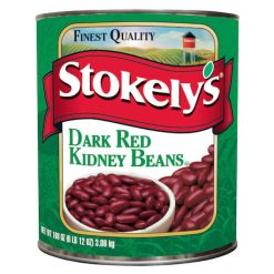 Stokely Red Kidney Beans, 108 Ounces, 6 Per Case | SKU: 472112 | UPC: 070222932328