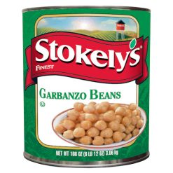 Stokely Garbanzo Beans, 108 Ounces, 6 Per Case | SKU: 472111 | UPC: 070222938504